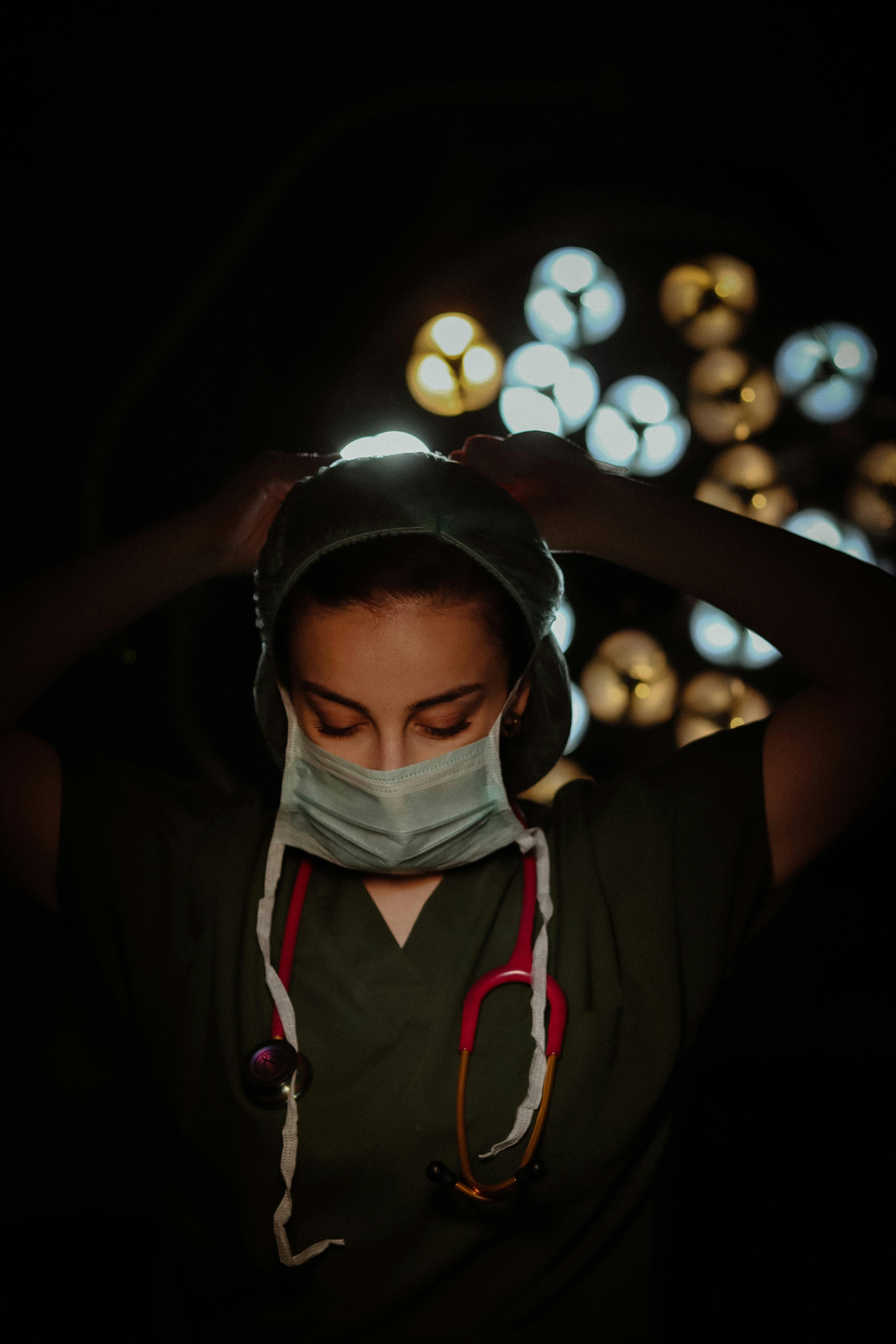 Nurse in clinical setting