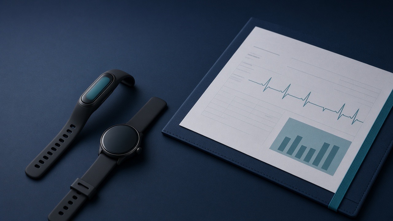 Wearable band and watch beside medical records — sources that work with a personal health record